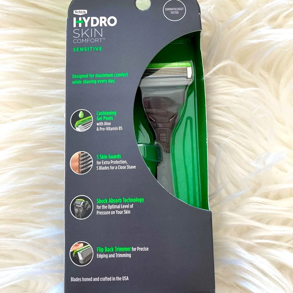 NEW Schick Hydro Skin Comfort Sensitive Shaving Razor